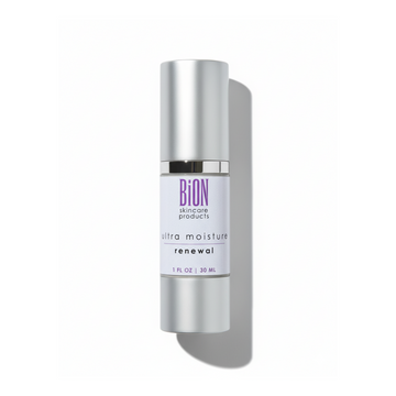 Kosteusvoide BiON Skincare Ultra Moisture Renewal, ravitseva ja kosteuttava kasvovoide kasvoille.