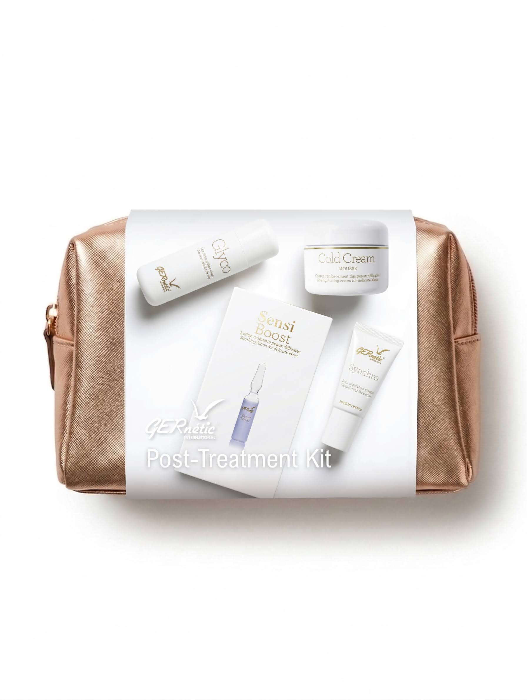 Gernetic Post-Treatment Kit GERnétic International, hoitotuotteita ihon palauttamiseen ja hoitoon.