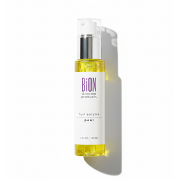 BiON Skincare Fruit Enzyme Peel entsymaattinen kuorintageeli näkyvissä, luonnollinen kasvojen kuorinta ilman hankaavia aineita